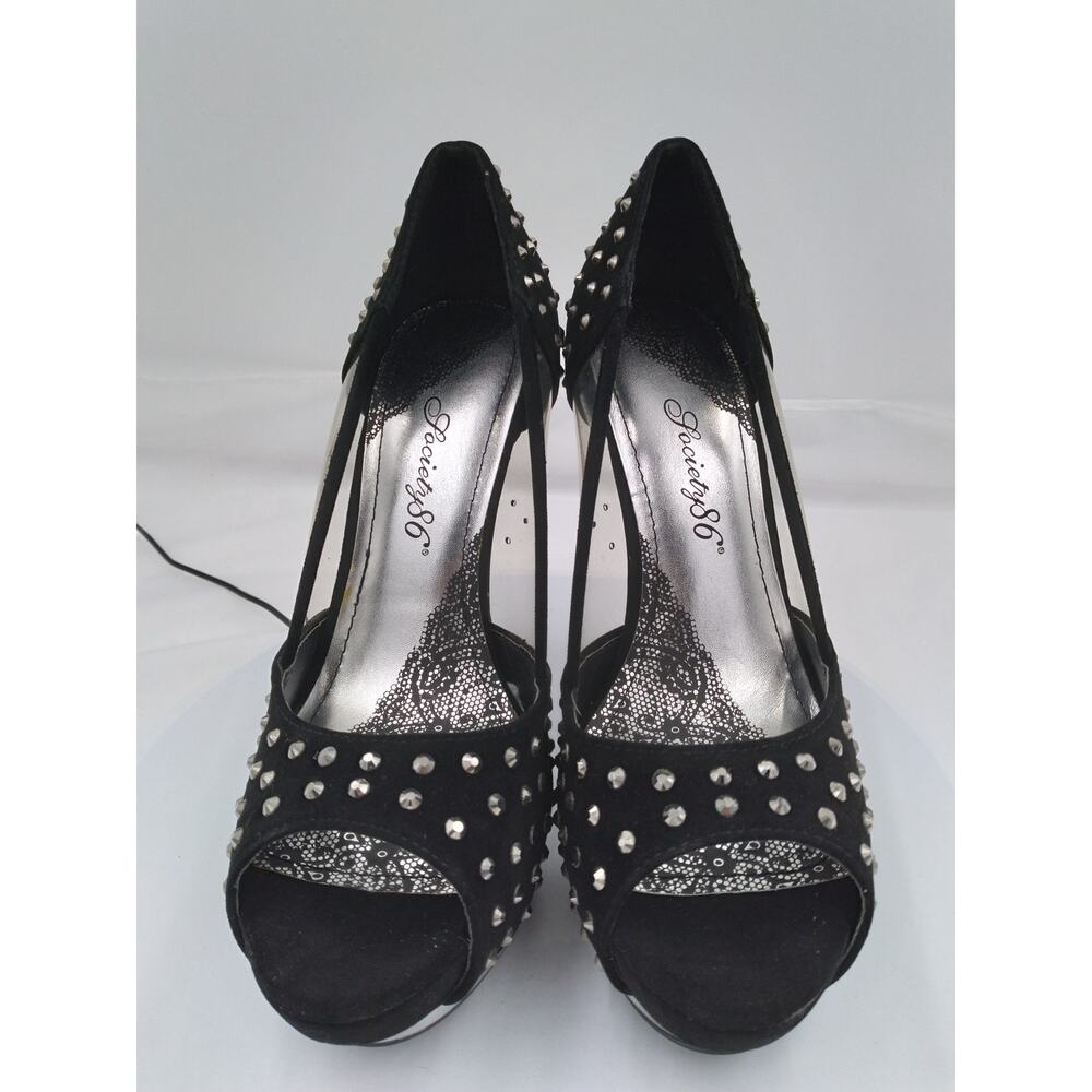 NIB Society 86 Baha open toe 5 1/2" spike size 6 - Picture 2 of 7